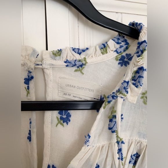 SOLD - Urban Outfitters Jai Embroidered Long Sleeve Frock Dress XS - Picture 7 of 7